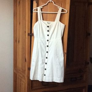Madewell Button Front Tank Dress